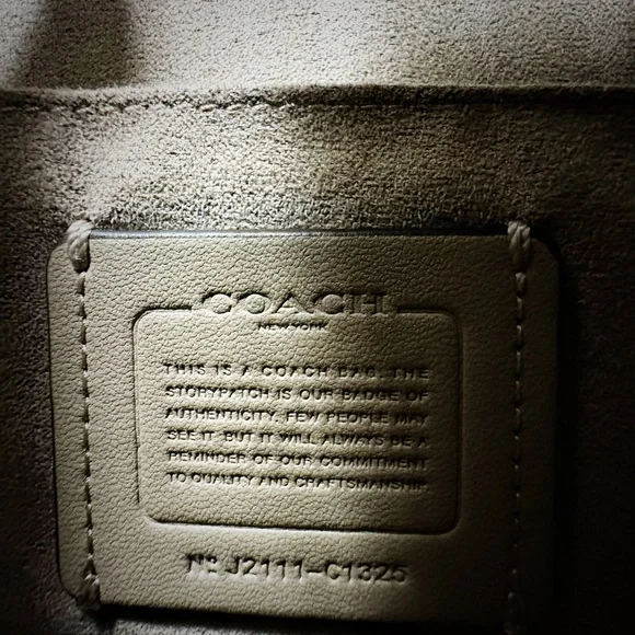 Coach Leopard and White Satchel - Picture 8 of 17